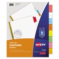 Avery Dennison Index Binder 8-1/2 x 11", Clear, PK8 11123